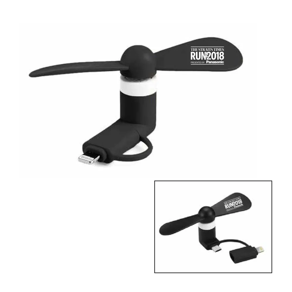 2 in 1 Mini Portable Fan