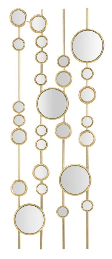 Golden Small Round Wall Mirrors