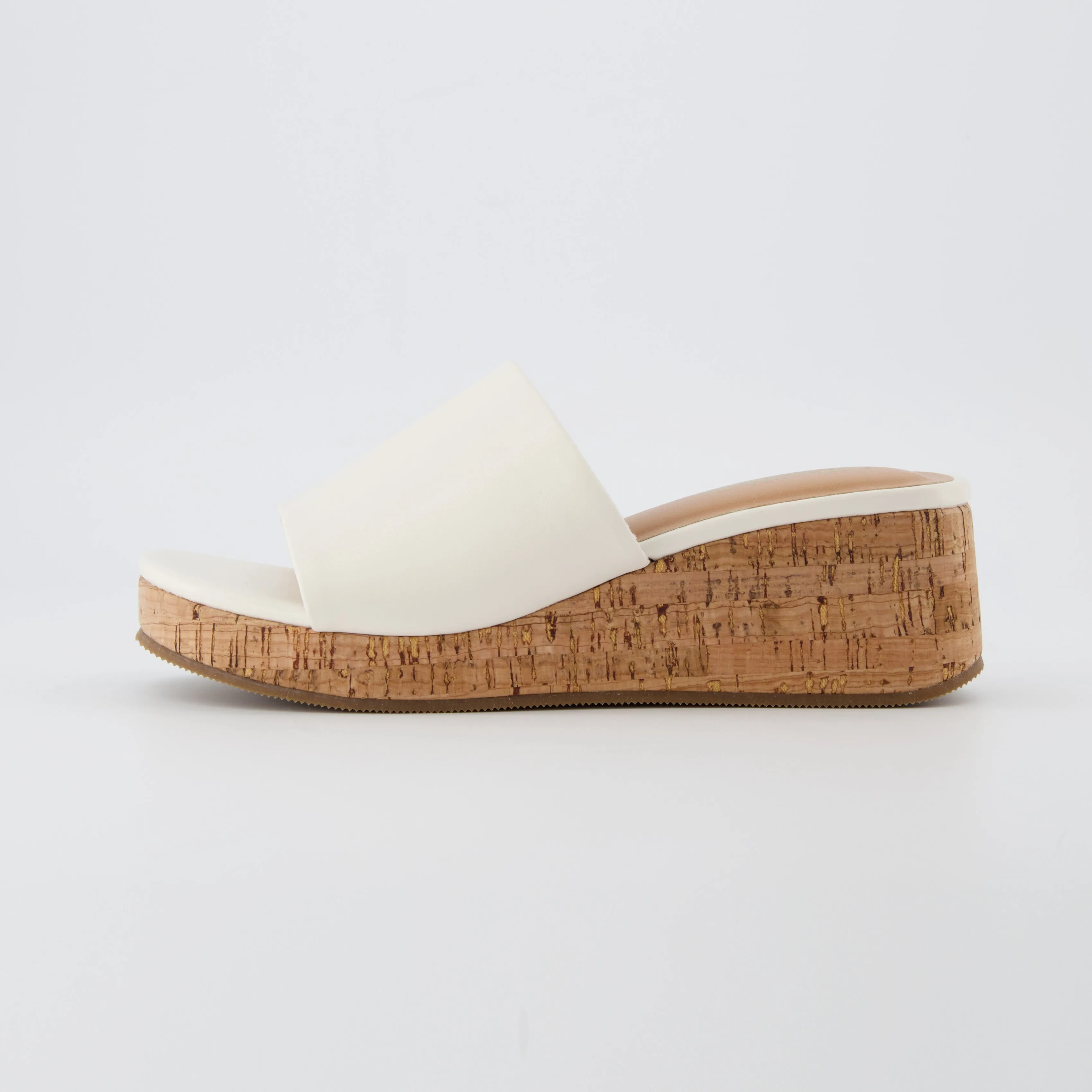Nano Cork Wedge Sandal