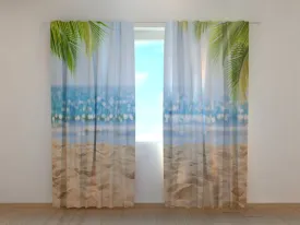 Photo Curtain Tropical Landscape
