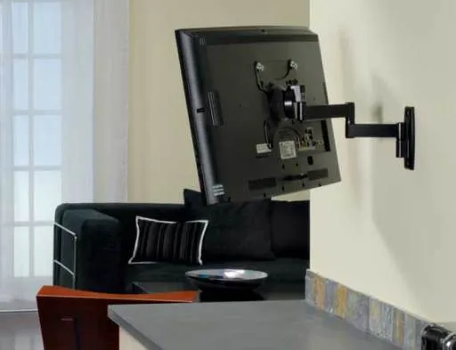 SANUS MF215-B2 Full-Motion Wall Mount for 13" - 39" flat-panel TVs — extends 15" Black